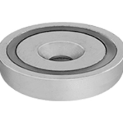 Encased Neodymium Magnet with Unthreaded Hole